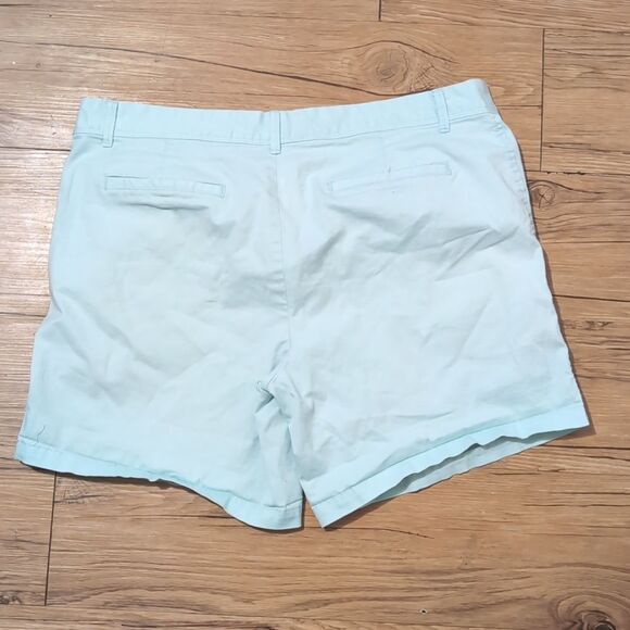 Banana Republic Blue Cotton Shorts Size 10‎ - Picture 5 of 11